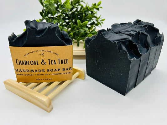 Charcoal Tea Tree | Vegan Cold Process Soap Bar (RESTOCK)