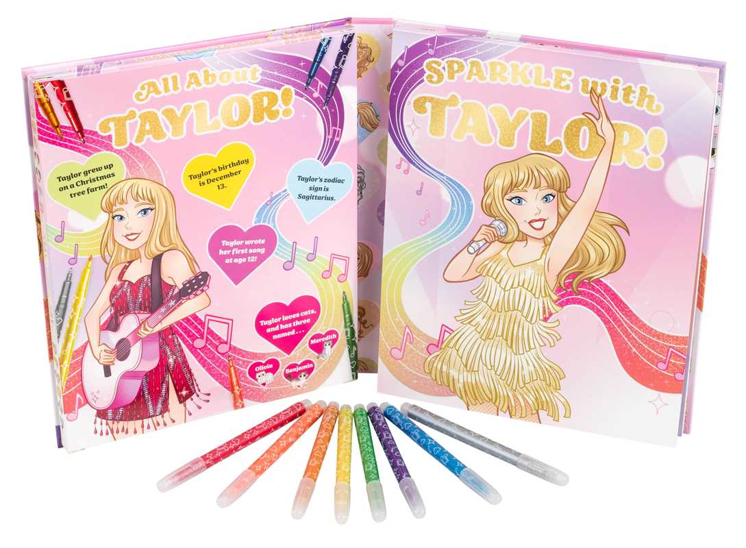 Sparkle With Taylor Glitter Coloring Kit (NEW ARRIVAL)