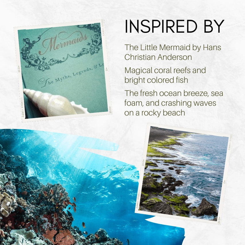 The Little Mermaid - 10oz Soy Wax Book Inspired Candle