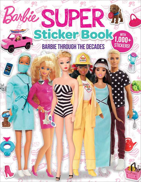 Barbie Through The Decades Super Sticker Book (NEW ARRIVAL)