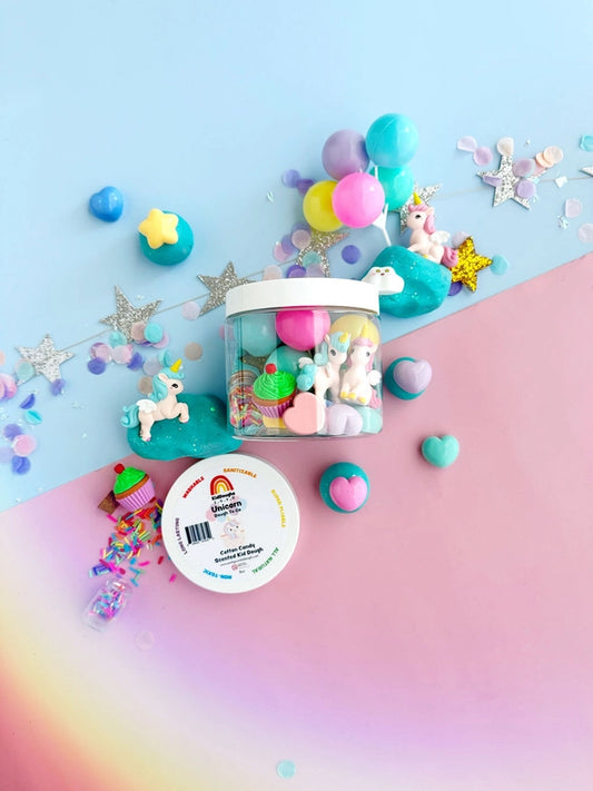 Unicorn Party Dough-To-Go | Cotton Candy