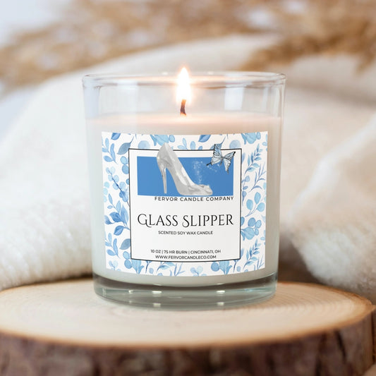 Glass Slipper - 10oz Soy Wax Book Inspired Candle