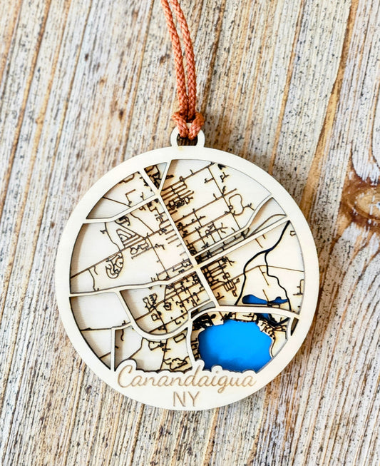 Canandaigua Lake Town Ornament
