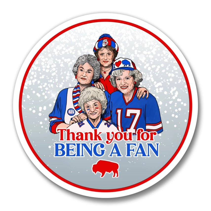 Golden Girls Buffalo Ornament 3.5" | Buffalo Bills (NEW ARRIVAL)