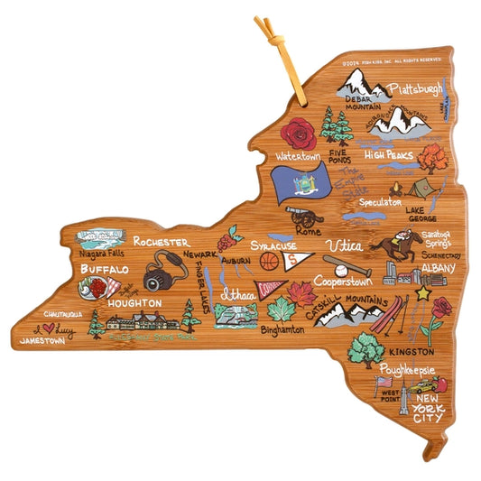 New York Cutting Board With Artwork By Fish Kiss™