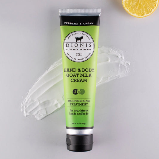 Verbena & Cream | Hand & Body Goat Milk Cream 3.3oz