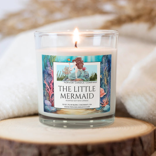 The Little Mermaid - 10oz Soy Wax Book Inspired Candle