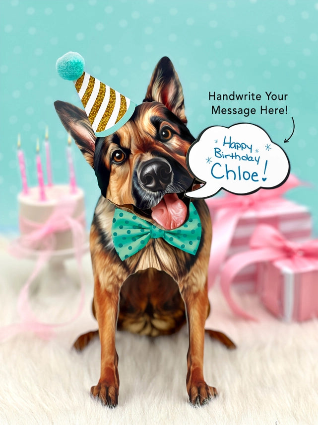 German Shepherd | Pop-Up Greeting Card