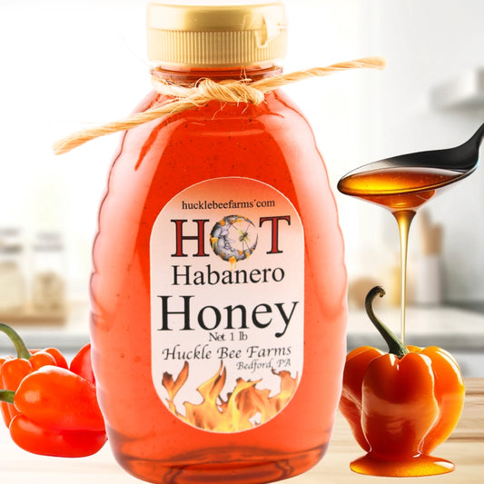 Hot Habanero Raw Honey 8oz (NEW ARRIVAL)