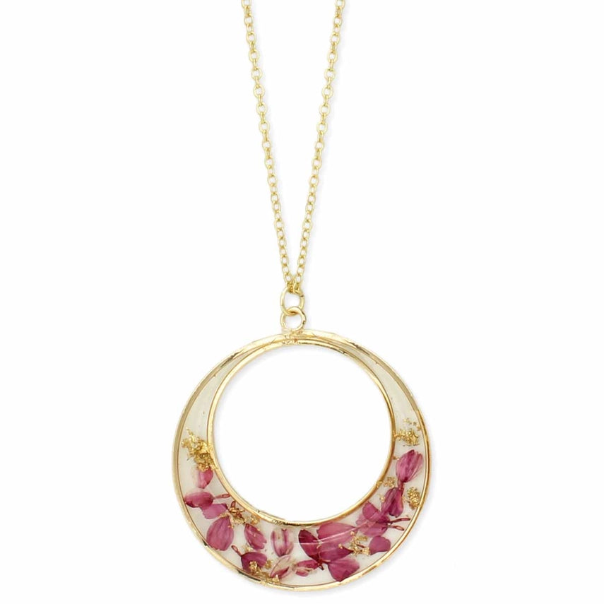 Floral Circle | Dried Flower Necklace