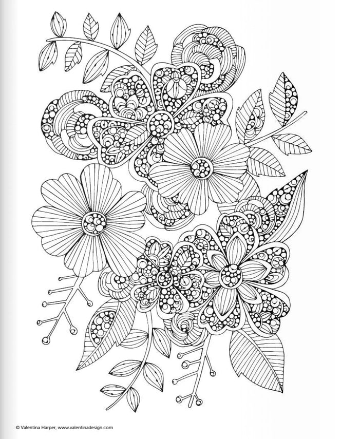 Design Originals: Creative Coloring Botanicals
