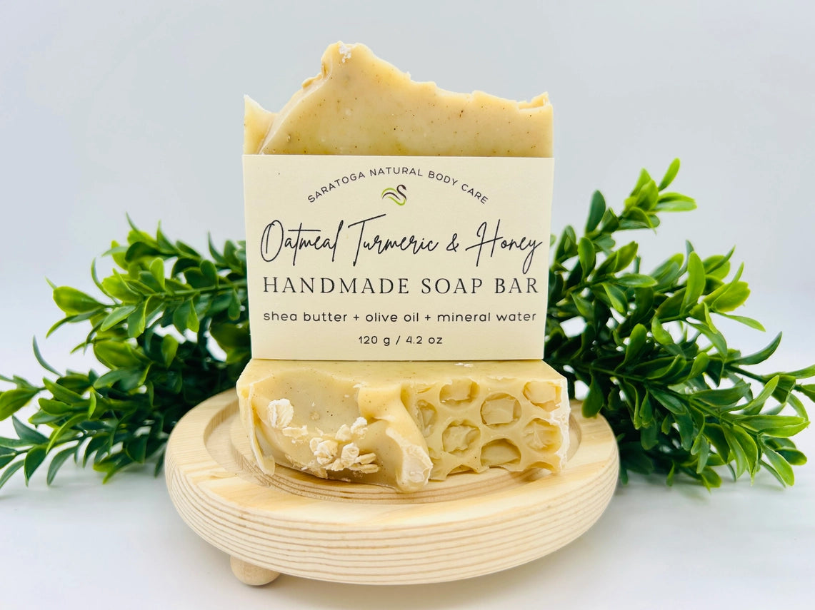 Oatmeal Turmeric & Honey | Vegan Cold Process Soap Bar