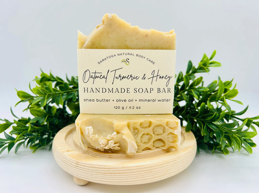 Oatmeal Turmeric & Honey | Vegan Cold Process Soap Bar