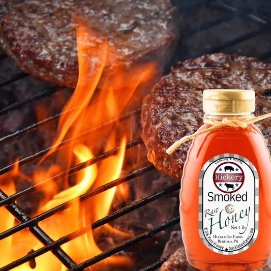 Hickory Smoked Raw Honey 8oz (NEW ARRIVAL)