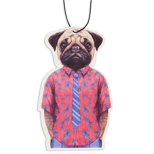 Pug In Hawaii Air Freshener