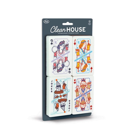 Clean House 4PK | Novelty Sponges