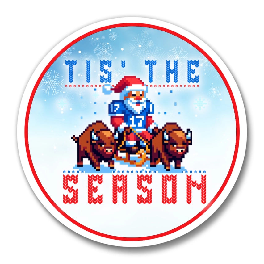 Tis' The Football Season Ornament 3.5" | Buffalo Bills (NEW ARRIVAL)
