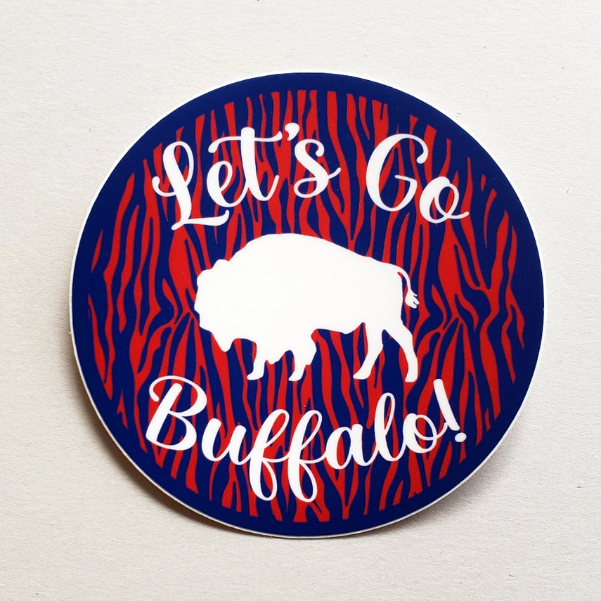 Let's Go Buffalo Sticker | Buffalo Bills (NEW ARRIVAL)