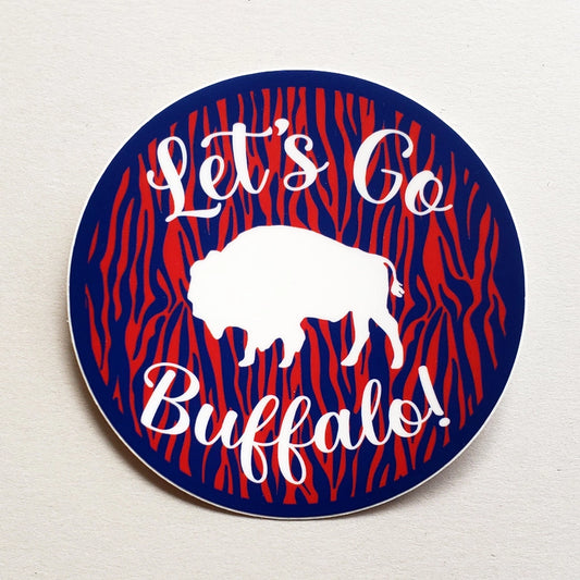 Let's Go Buffalo Sticker | Buffalo Bills (NEW ARRIVAL)