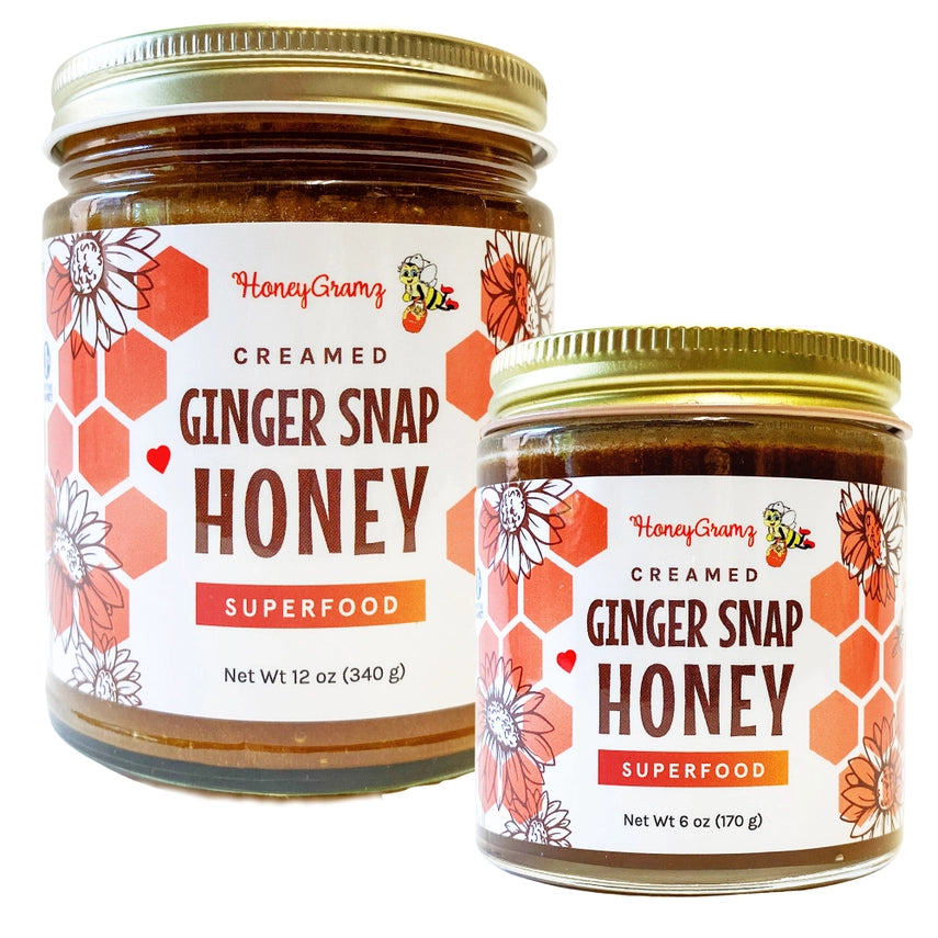 Ginger Snap Creamed Honey