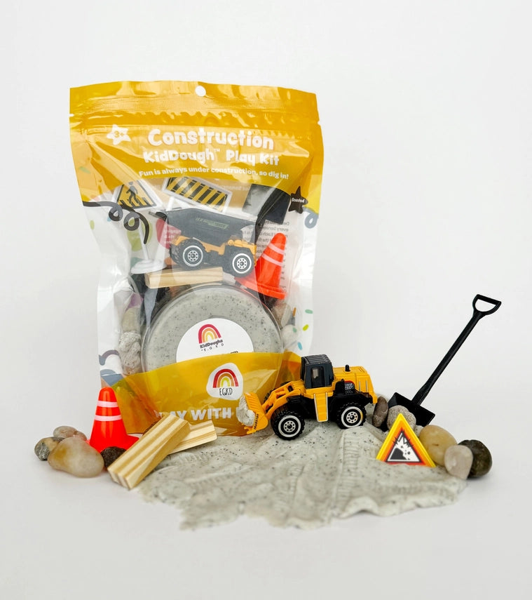 Construction KidDough Play Kit | Cookies & Cream