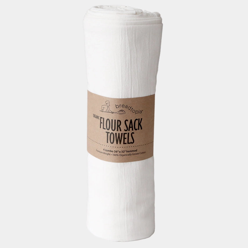 Jumbo Organic Flour Sack Towels 4PC