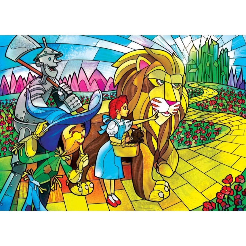 Stained Glass 500PC Puzzle | The Wizard Of Oz