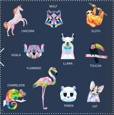 Cool Animals | My Sticker Paintings (RESTOCK)