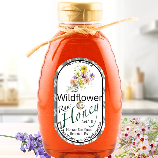 Wildflower Raw Honey 8oz (NEW ARRIVAL)