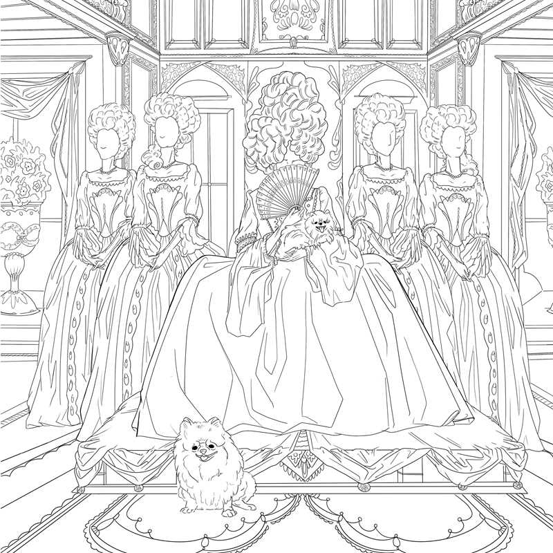The Unofficial Bridgerton Coloring Book