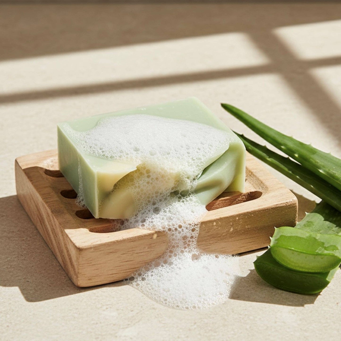 Aloe Vera & Clover | Vegan Cold Process Soap Bar