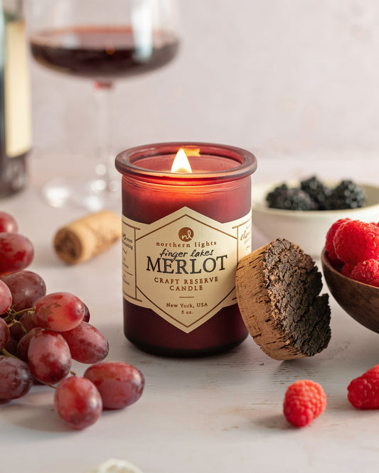 Finger Lakes Merlot: Craft Reserve Candle 5oz