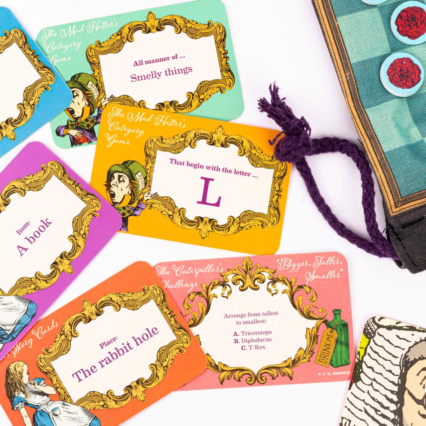 "The Mad Hatter's" Tea Party Games | 5-In-1 Game Set