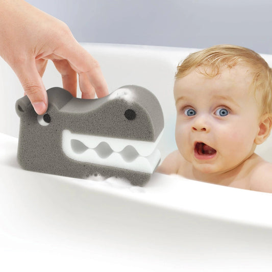 Hippo Bath Biters Sponge