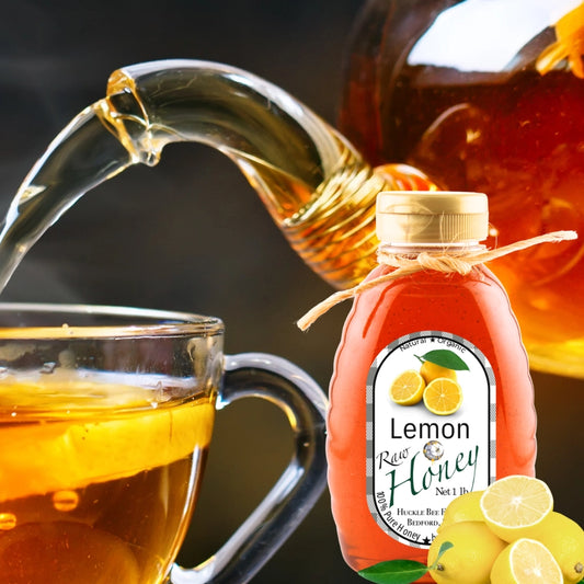 Lemon Raw Honey 8oz (NEW ARRIVAL)