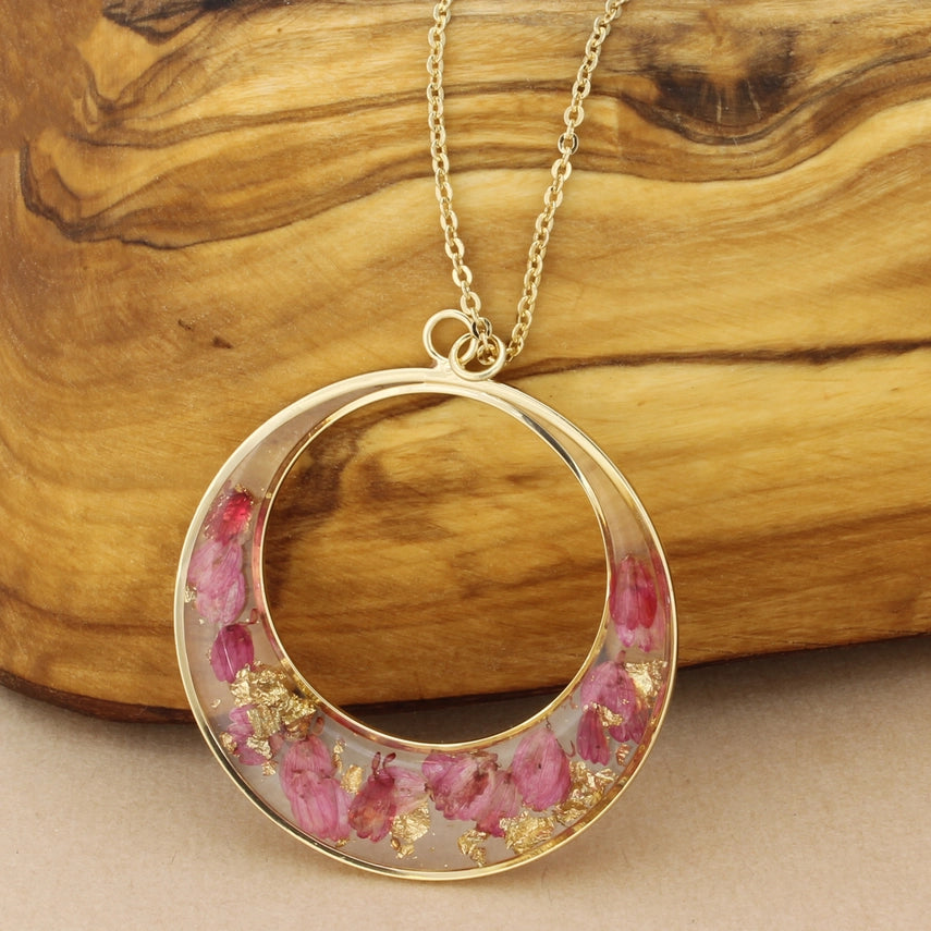 Floral Circle | Dried Flower Necklace