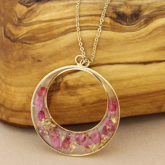Floral Circle | Dried Flower Necklace