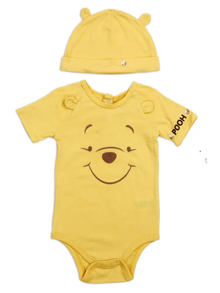 Winnie The Pooh | Disney Infant Onesie & Hat Set