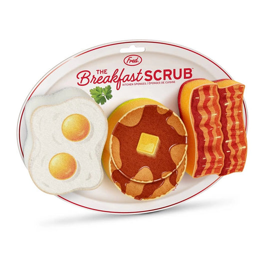 The Breakfast Scrub 3PK | Novelty Sponges