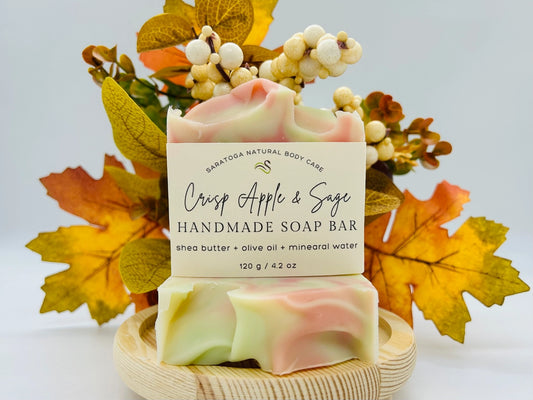 Crisp Apple & Sage | Vegan Cold Process Soap Bar (NEW ARRIVAL)