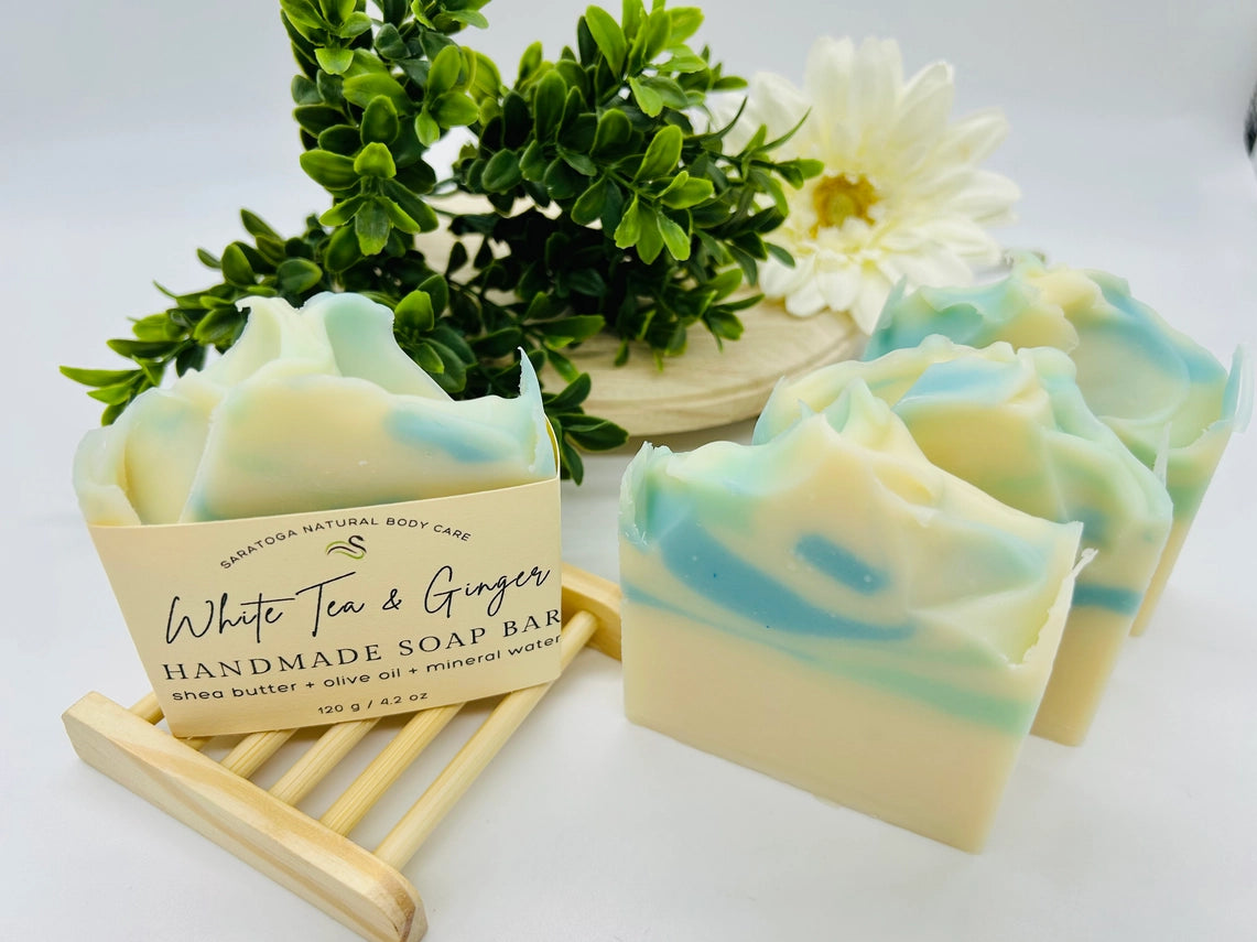 White Tea & Ginger | Vegan Cold Process Soap Bar