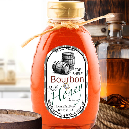 Bourbon Raw Honey 8oz (NEW ARRIVAL)
