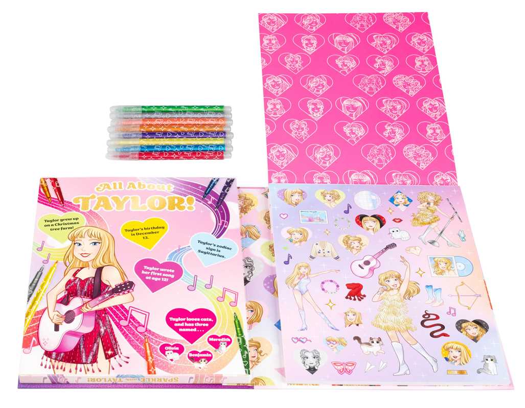 Sparkle With Taylor Glitter Coloring Kit (NEW ARRIVAL)