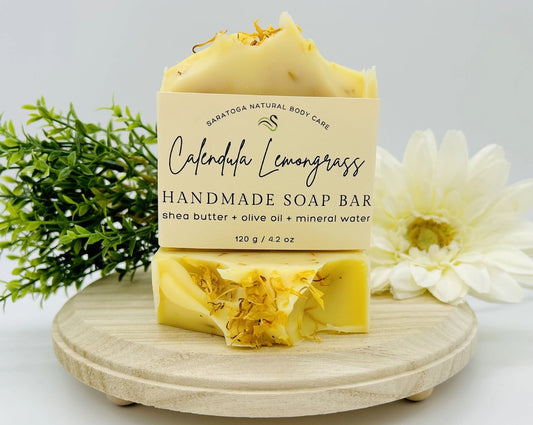 Calendula Lemongrass | Vegan Cold Process Soap Bar (RESTOCK)