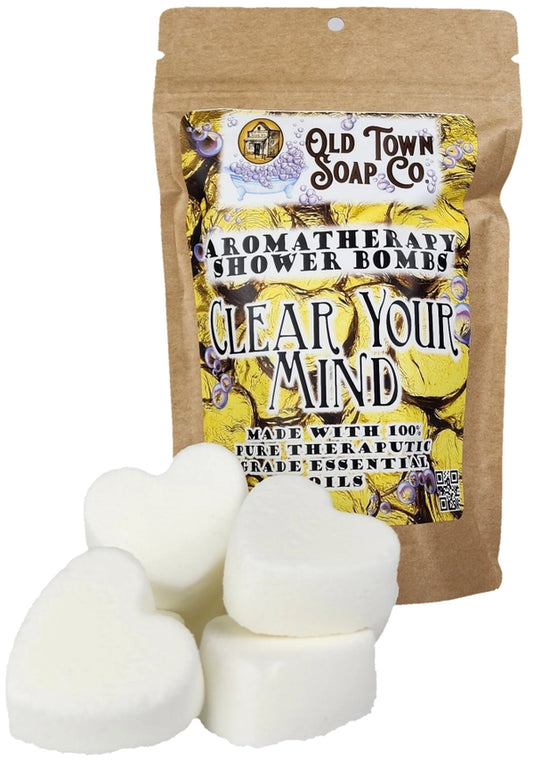 "Clear Your Mind" Aromatherapy Shower Bombs 8PK