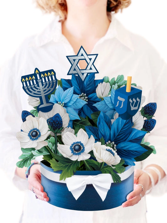 Hanukkah Wishes | Pop-Up Greeting Card