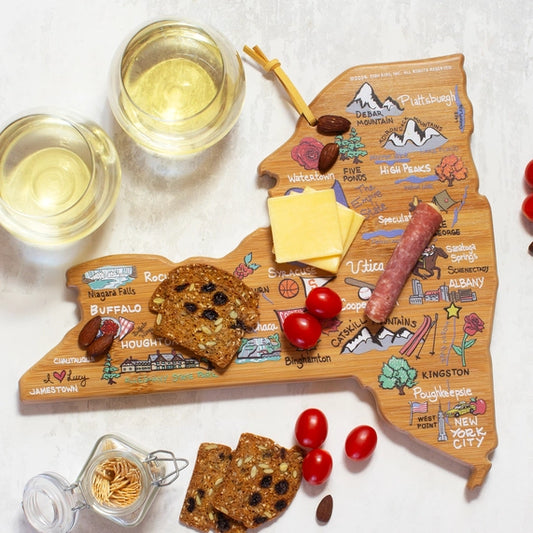 New York Cutting Board With Artwork By Fish Kiss™