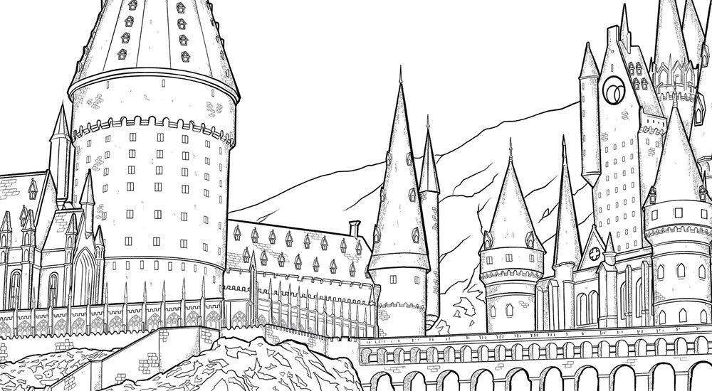 Coloring Wizardry | Harry Potter
