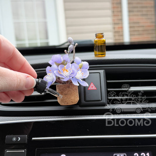 Purple Cherry Blossom | Car Vent Clip Diffuser
