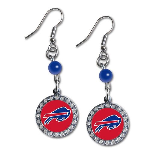 Rhinestone Earrings | Buffalo Bills